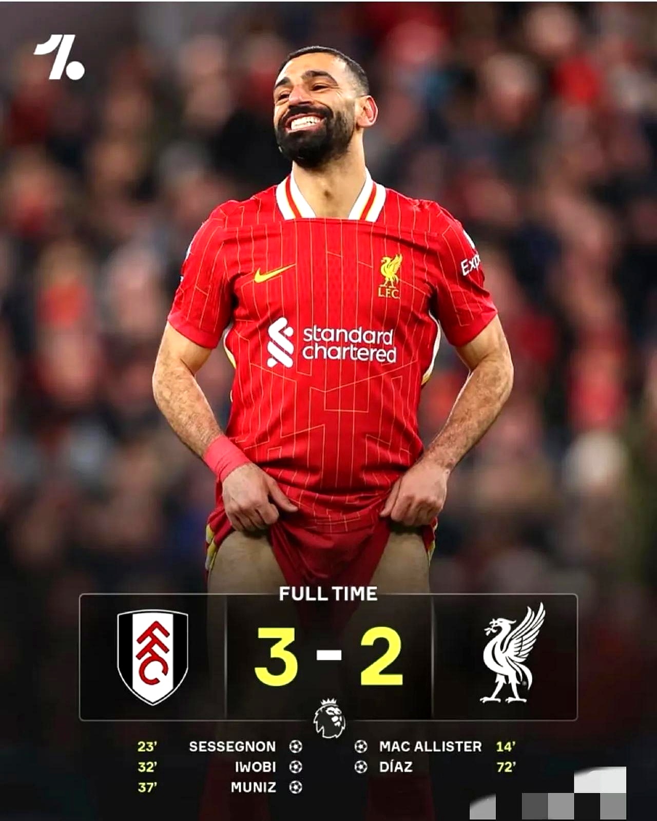 利物浦主场大胜富勒姆,继续保持领先 利物浦主场大胜富勒姆,继续保持领先